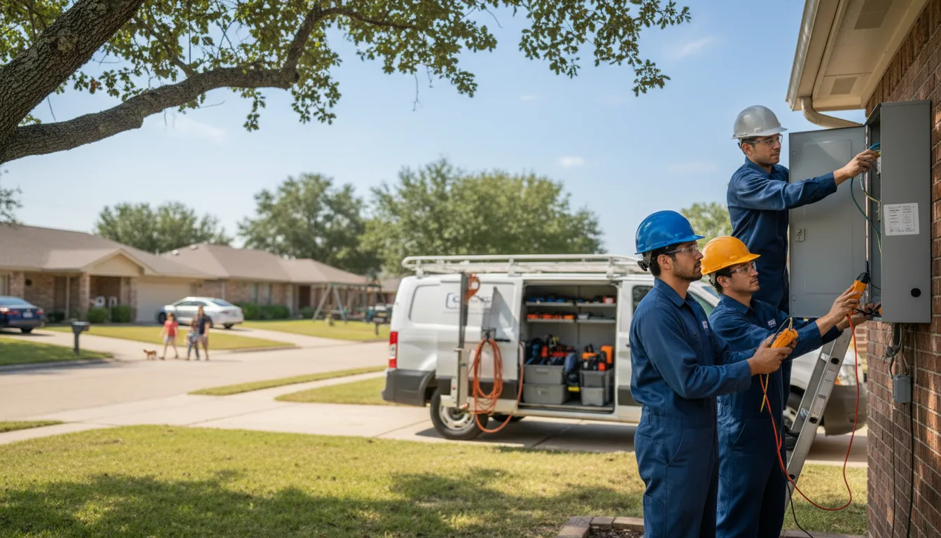Certified electrician providing emergency electrical services in Scribner, NE